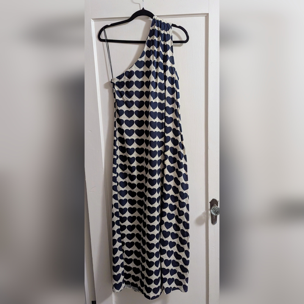 Heart Pattern Maxi Dress